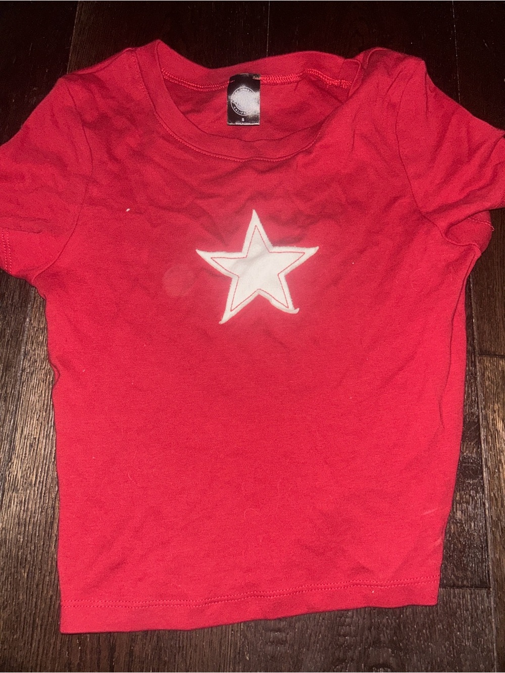 PacSun Red Short Sleeve Tee with White Star